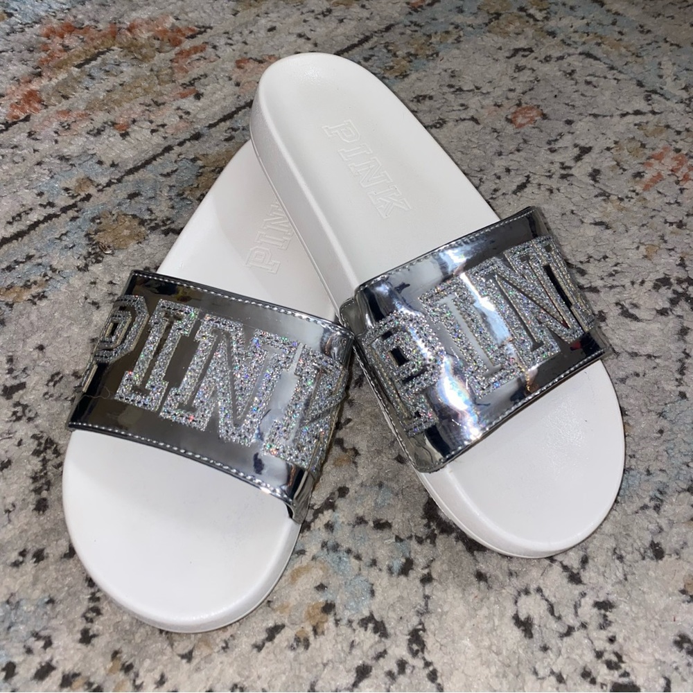 PINK slide-off sandals